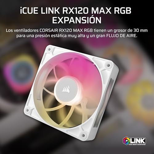 Thumbnail 1 de CORSAIR iCUE Link RX120 MAX RGB ventilador 120 mm