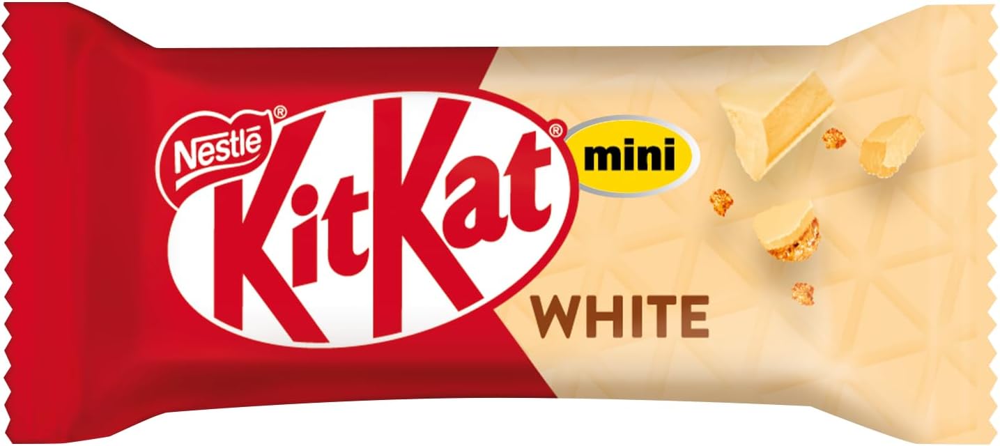 Thumbnail 2 de KitKat Mini barres avec enrobage blanc – Lot de 2 (252,7 g) : une pause croquante pour les petits breaks