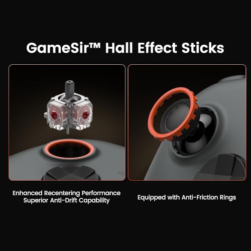 Detalle 2 de GameSir Nova Lite 2 Controller: Wireless PC/Switch multipiattaforma (Grey)