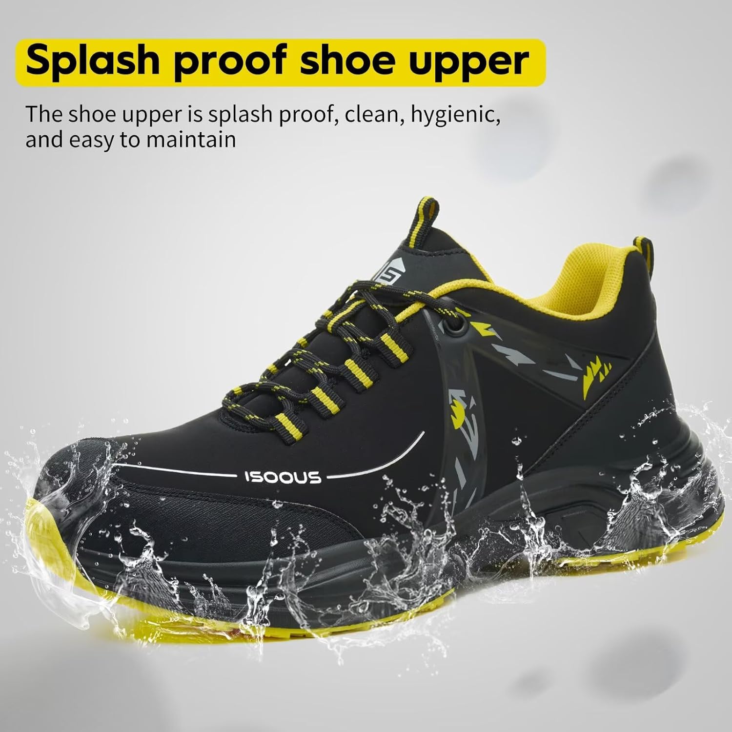 Detalle 2 de Scarpe Antinfortunistiche Uomo Donna – Leggere, Antiscivolo e Traspiranti