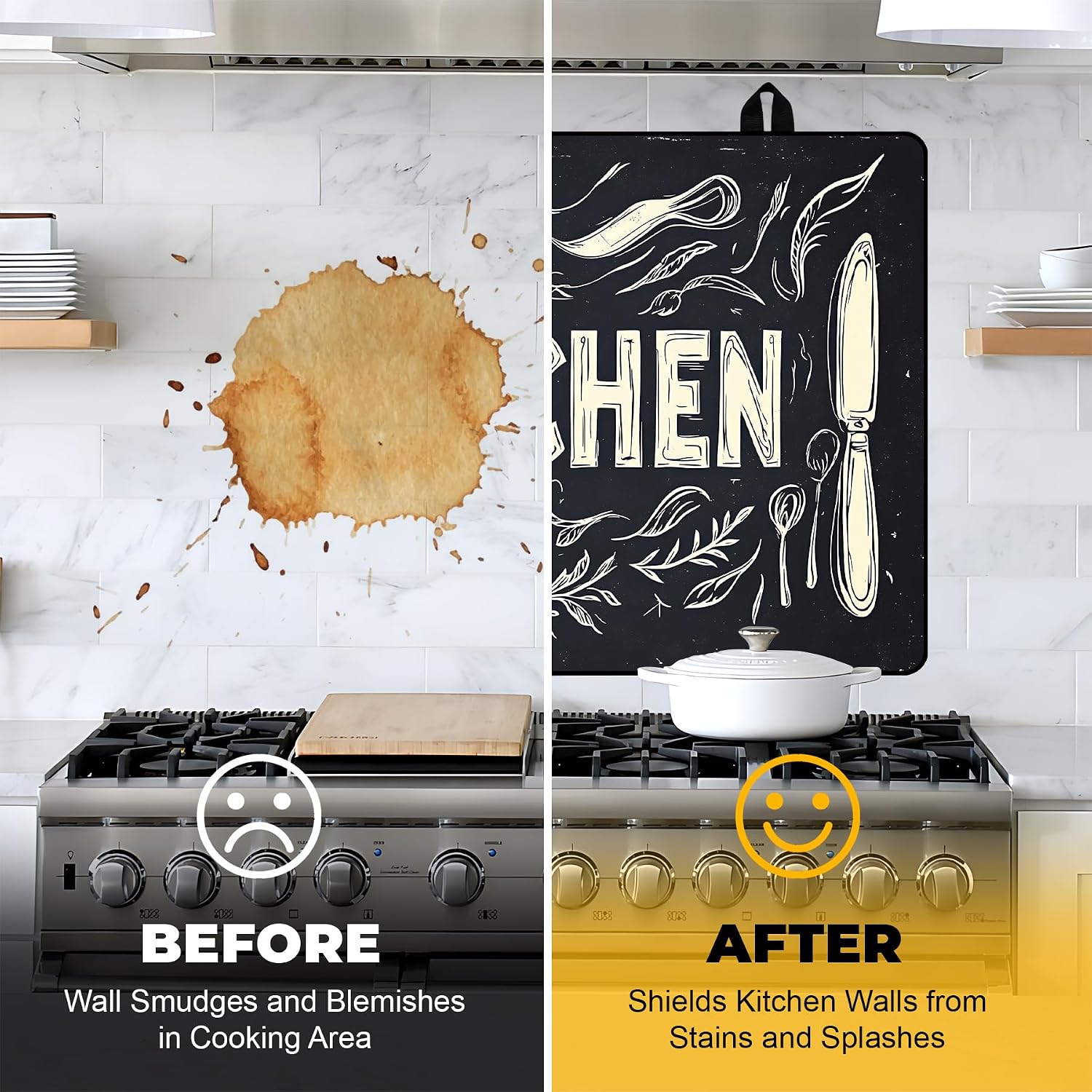 Thumbnail 4 de NYZE Stove Top Cover, 28.5 x 20.5-Inch Heat-Resistant Cooktop Protector