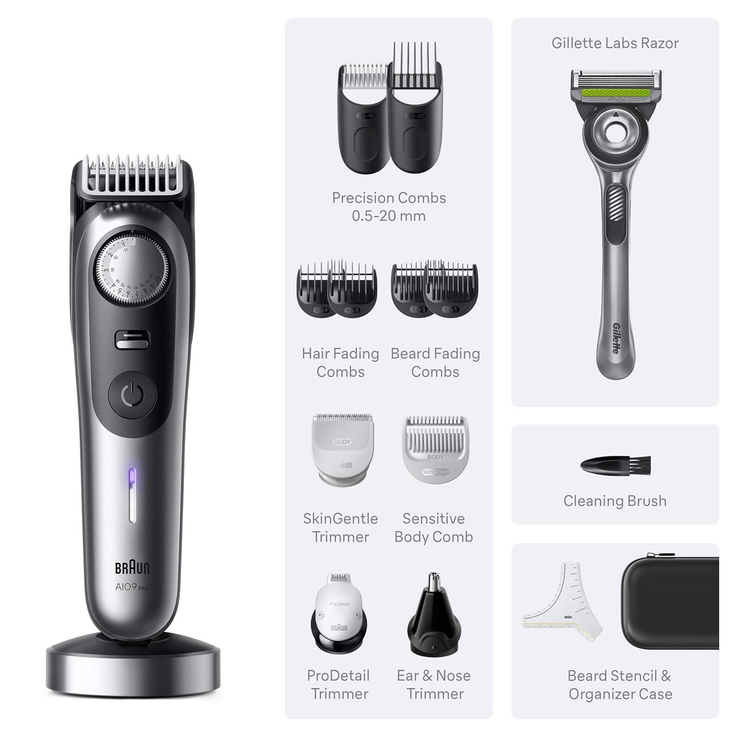 Thumbnail 2 de Braun Series 9 PRO AIO 9570 Beard Trimmer