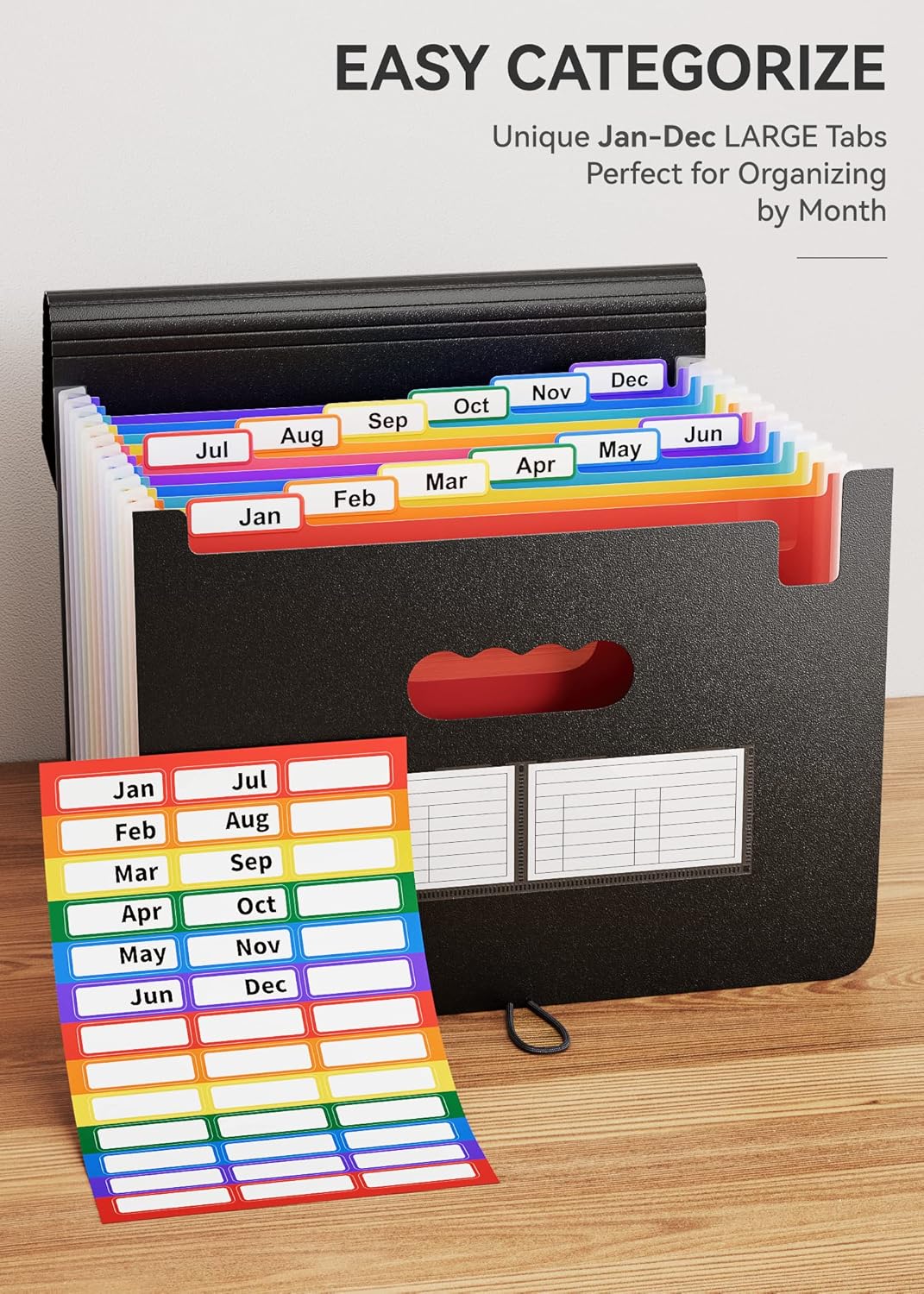 Thumbnail 3 de ABC life Expanding File Folder 12-pocket organiser 📁