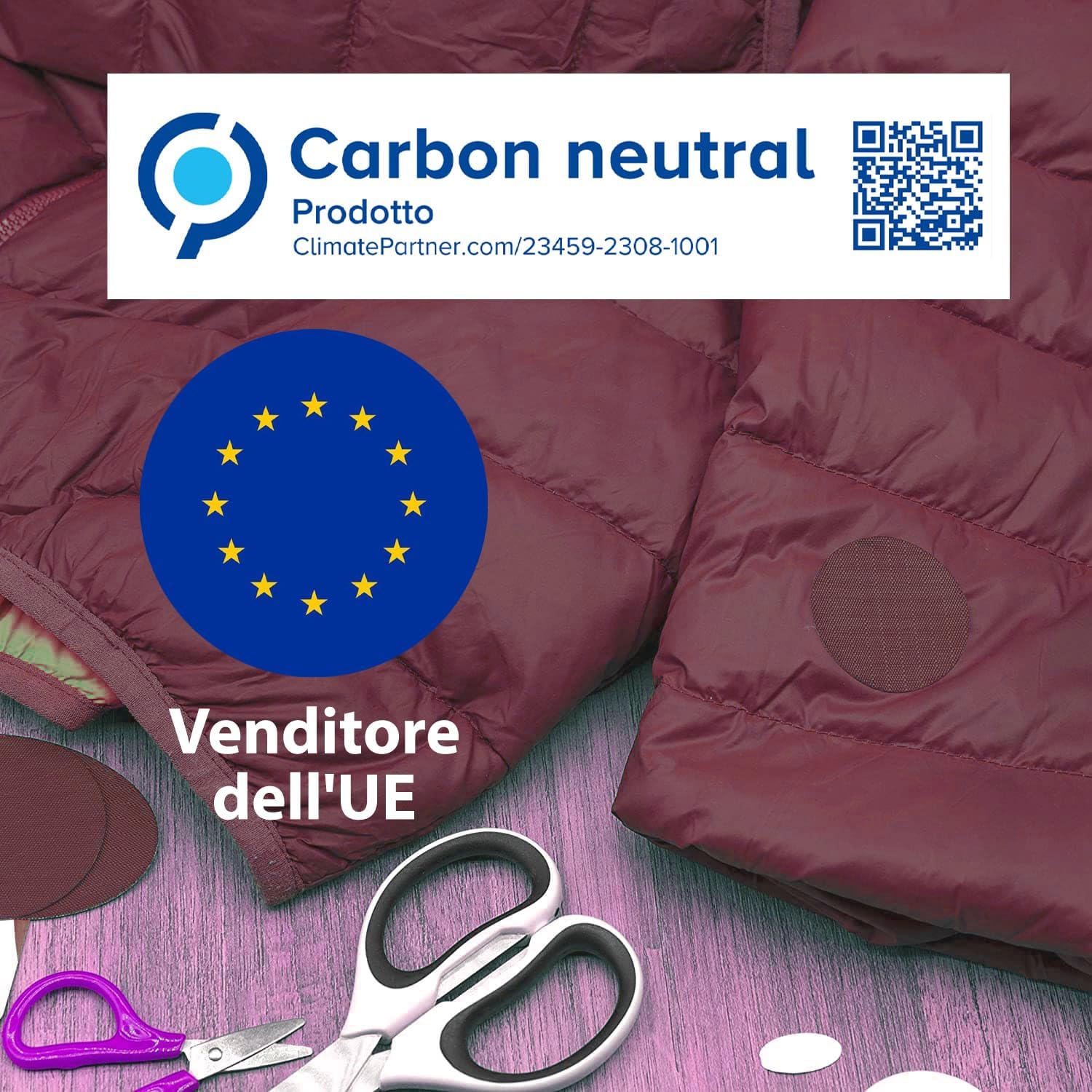 Thumbnail 3 de aZengear Toppe di riparazione (11 pezzi, borgogna) per tessuti e imbrattamenti: autoadesive, impermeabili e resistenti