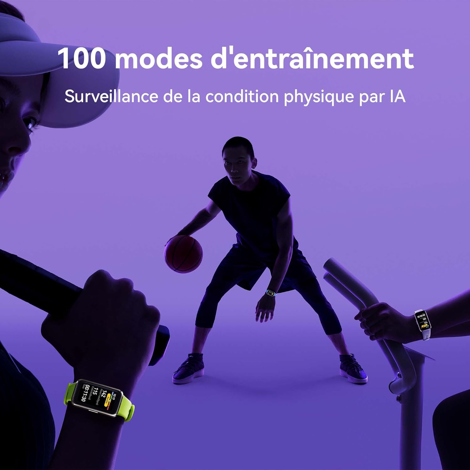 Thumbnail 3 de HUAWEI Band 10 Montres connectées : suivi IA, sommeil et IA Move sur une coque aluminium