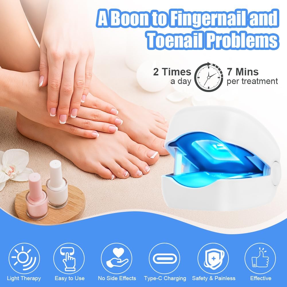 Detalle de AOOWU Appareil Traitement Laser Mycose Ongles – Thérapie portable, sans douleur