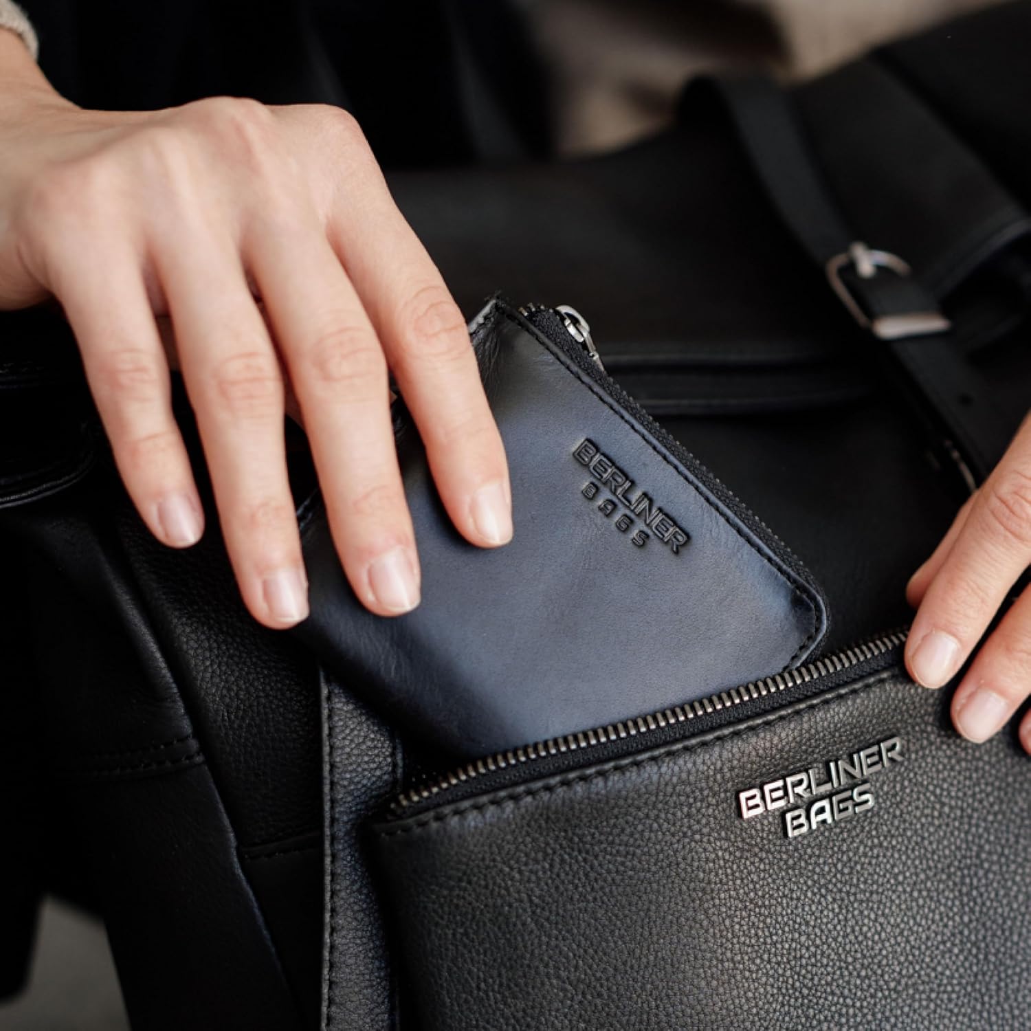 Detalle 2 de Berliner Bags Mark porte-monnaie 10,5Ă8,5 cm đ