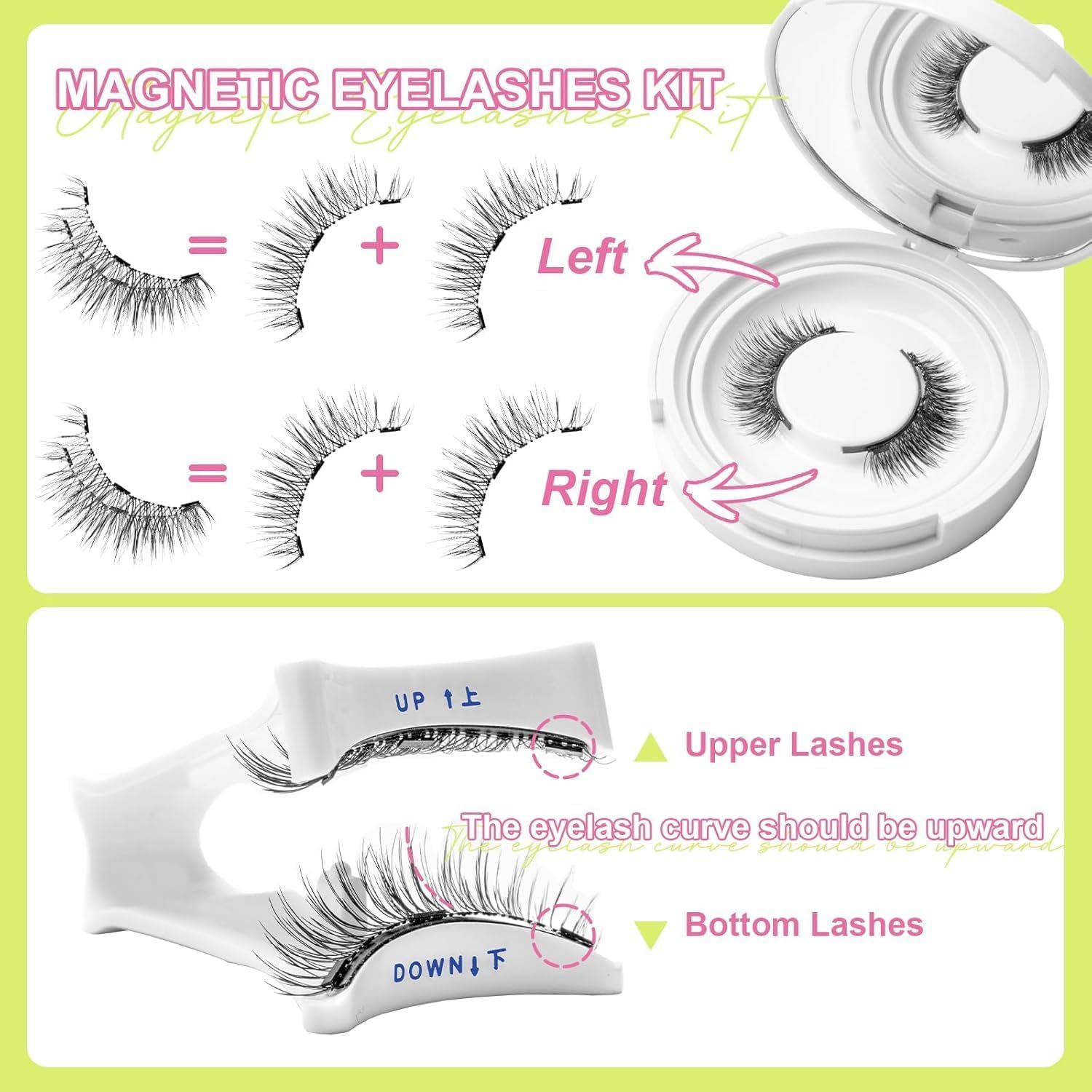 Thumbnail 1 de Strukturpaste Magnetische Wimpern – Ohne Kleber, Wiederverwendbar, Natürlicher Look