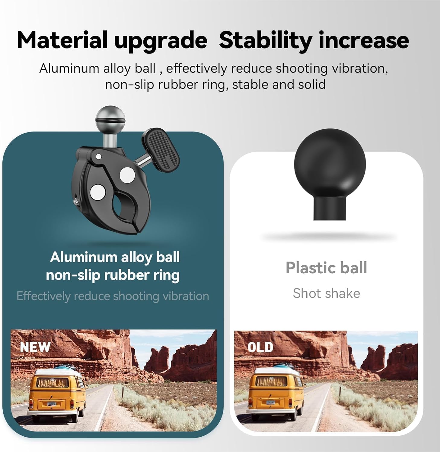 Thumbnail 3 de TELESIN Motorrad Halterung für Action-Cams mit 360°