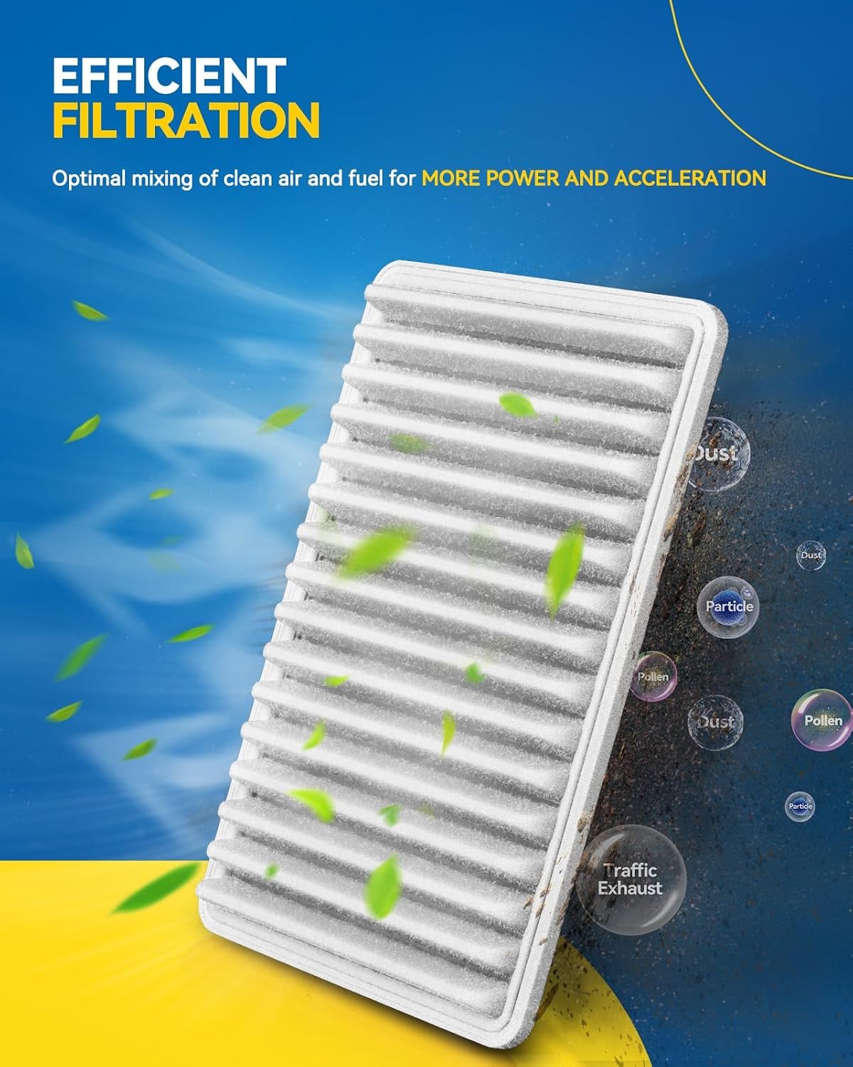 Thumbnail 3 de PHILTOP Engine Air Filter CA10171 for Camry/Venza 2.4L-2.7L