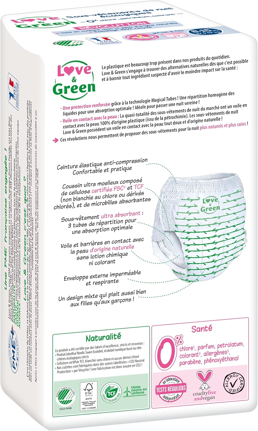 Thumbnail 2 de Love & Green – Sous-vêtements de Nuit Enfants Écologiques, confort et sécurité
