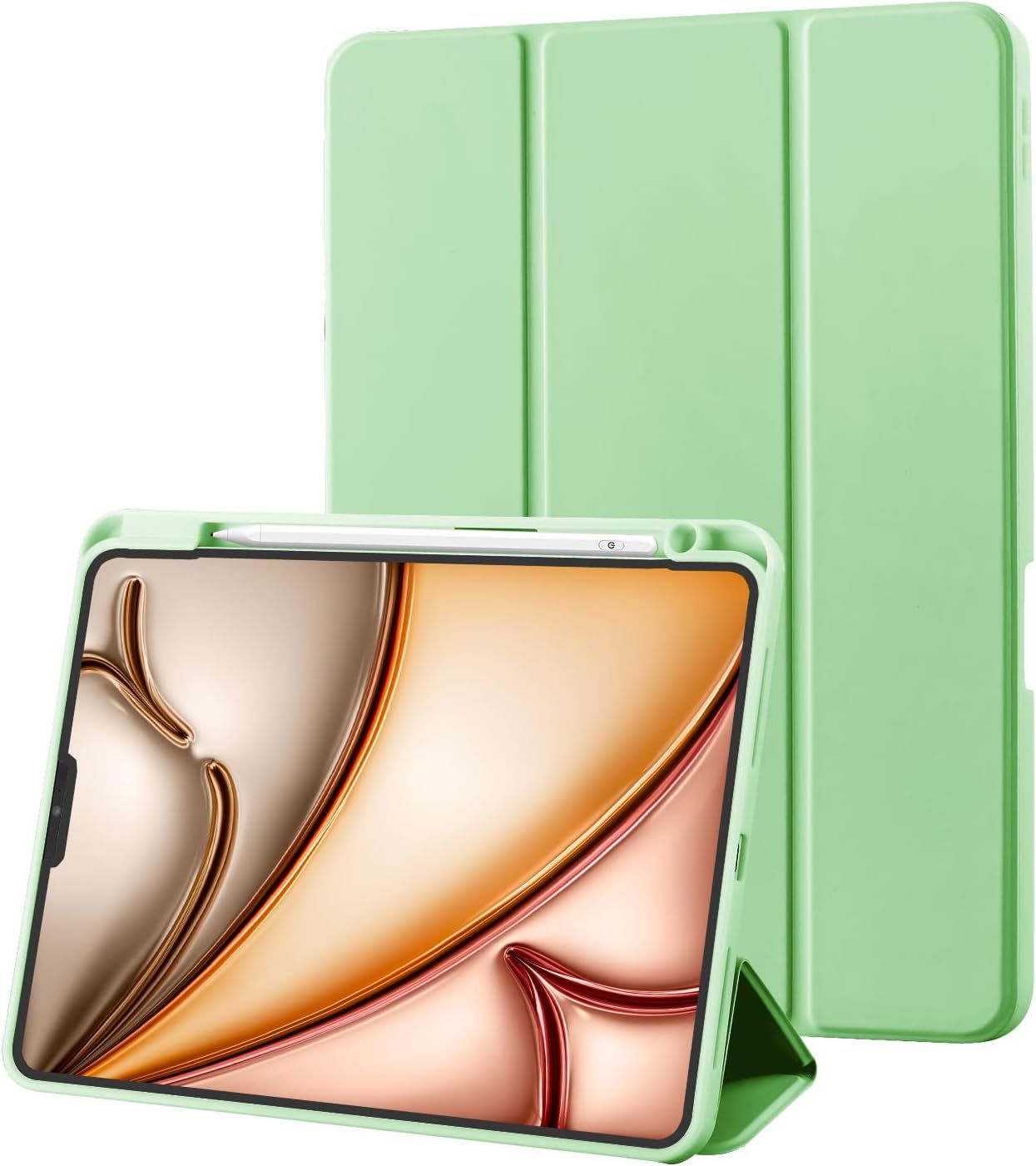 Thumbnail 6 de Palkitsee Hülle für iPad Pro 11 Zoll (1.–4. Gen, 2022/2021/2020/2018) mit Stifthalter, Schlaf/Wake & Dunkelblau