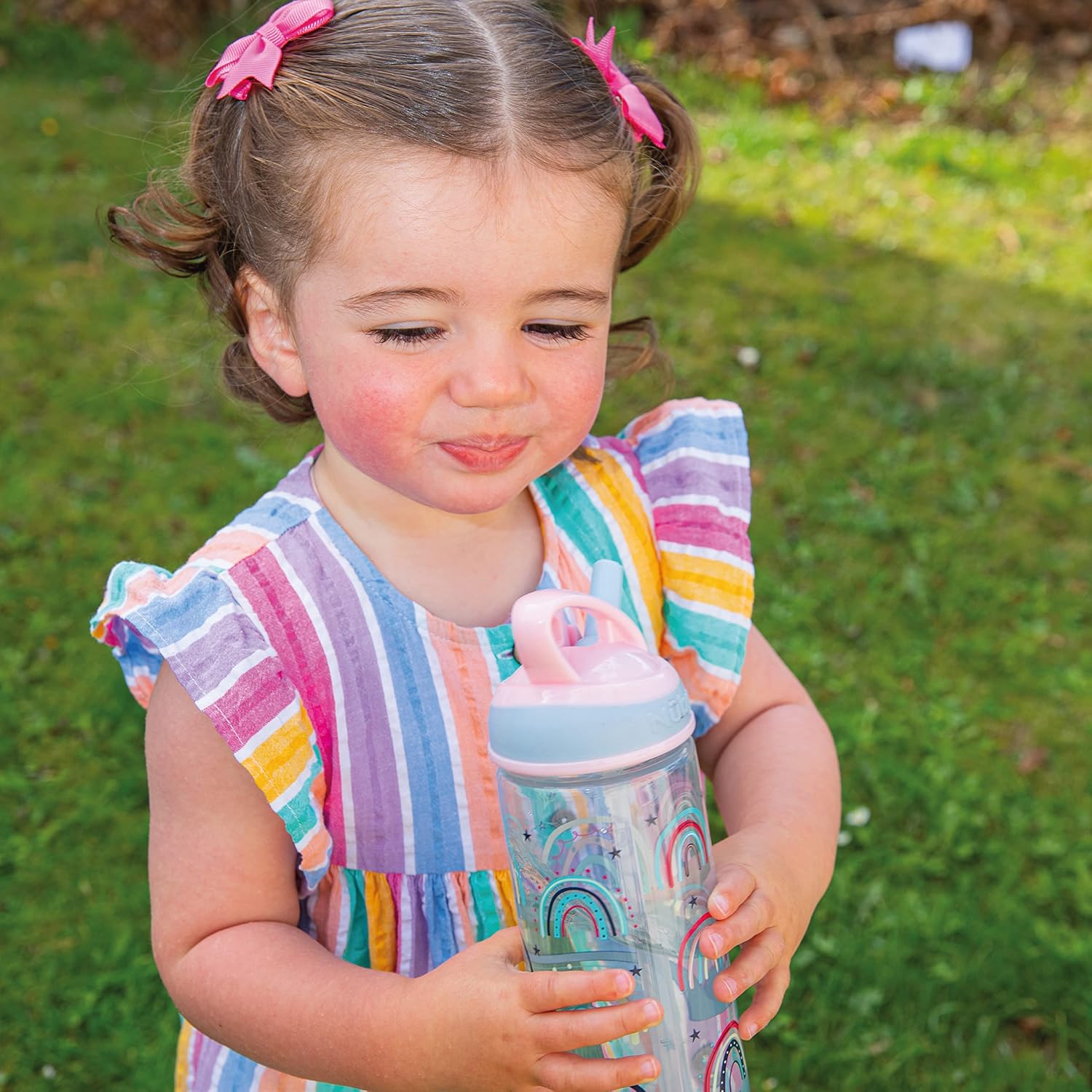 Thumbnail 2 de Nuby Sippy Cup, Rainbows, 540 ml (Pack of 2)