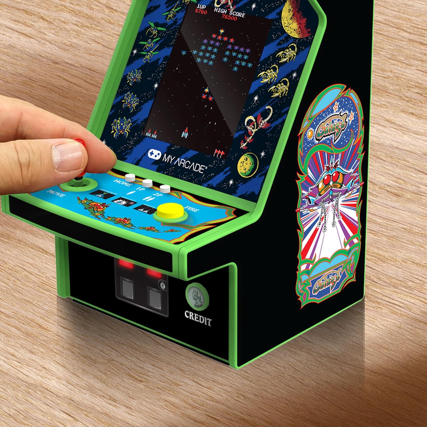 Detalle de My Arcade DGUNL-4195 Galaga/Galaxian Micro Player Pro Portable Retro Arcade