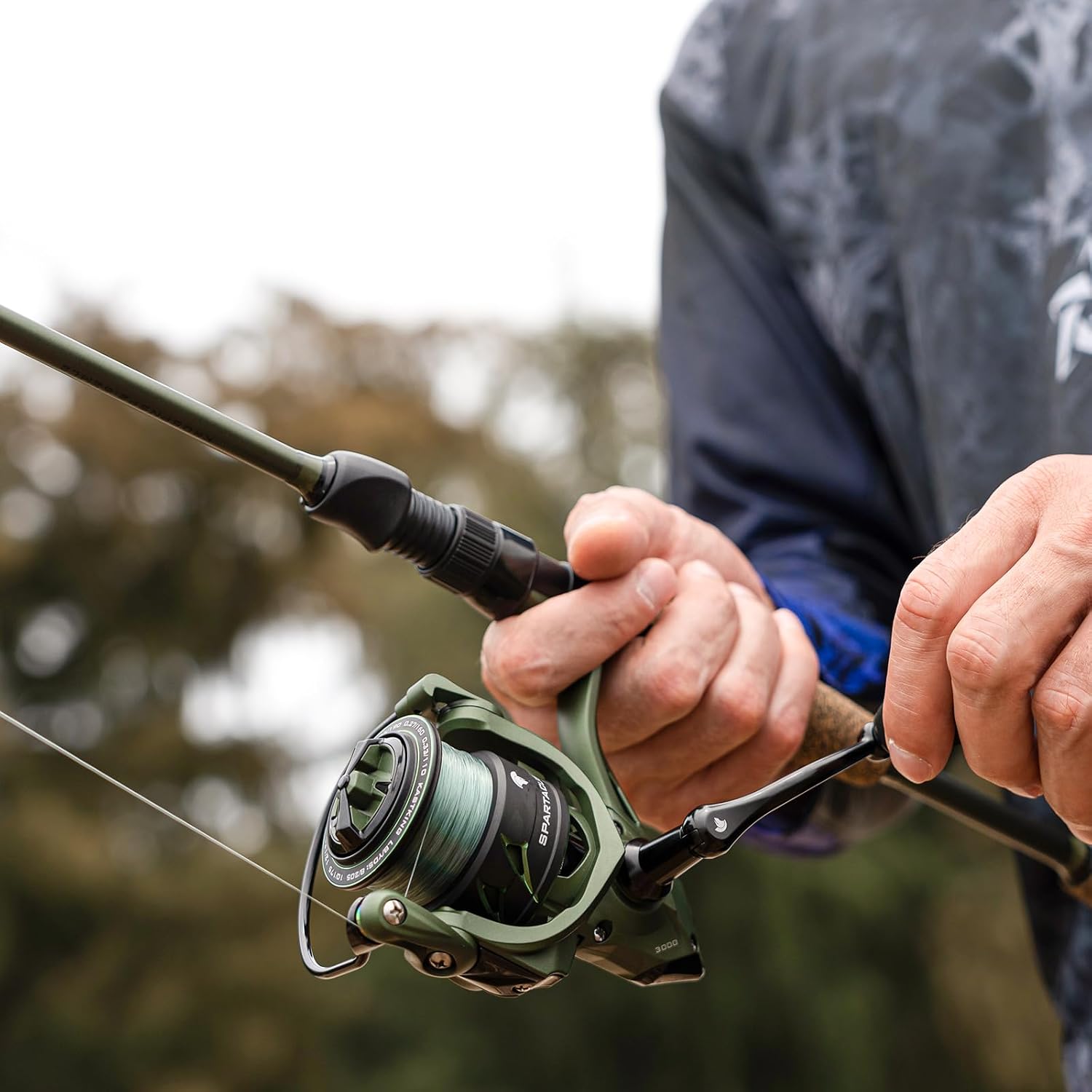 Detalle 2 de KastKing Fishing Rod and Reel Combo, IM6 Graphite