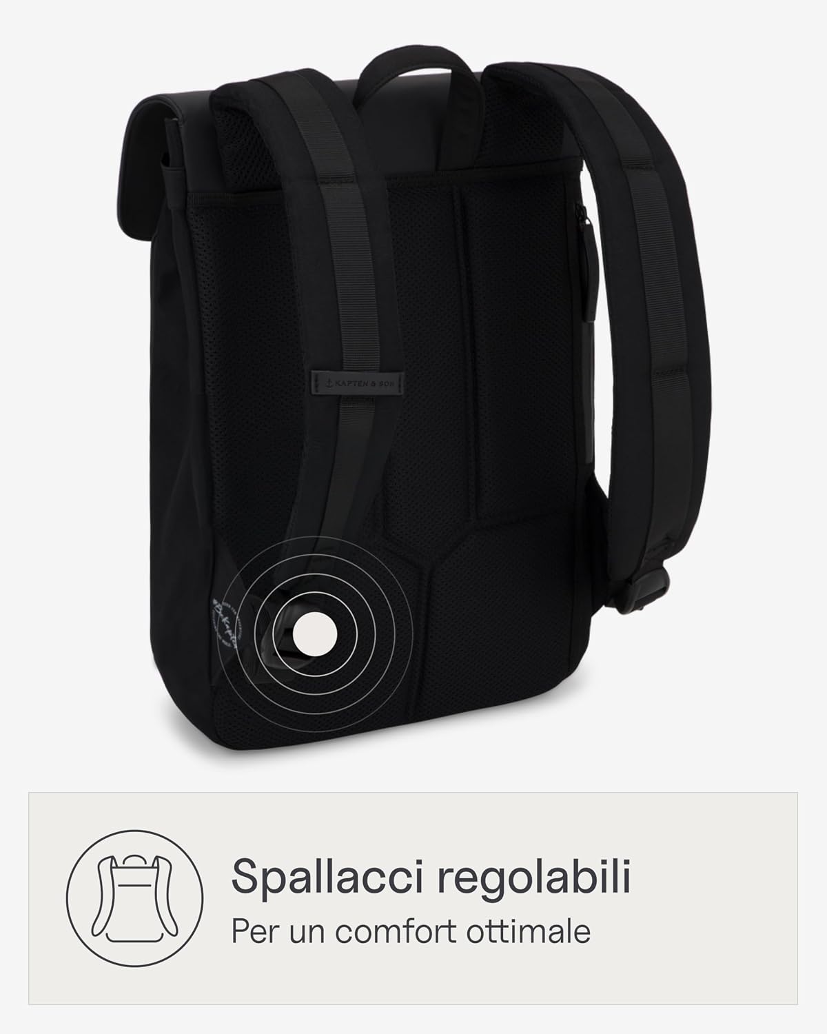 Detalle de Kapten & Son Zaino Fyn 11L impermeabile, porta PC 15"