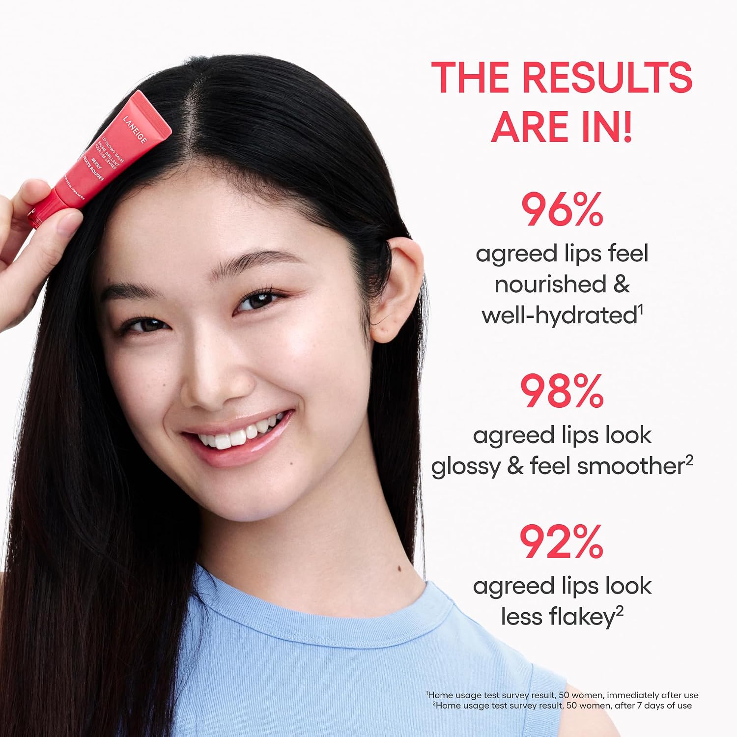 Detalle de LANEIGE Lip Glowy Balm: Sheer Tinted Lip Moisturizer with Shea Butter