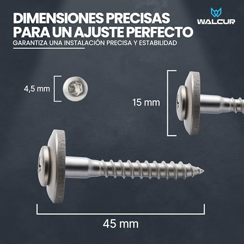 Thumbnail 3 de WALCUR Spengler 4.5 x 45 mm: tornillos inoxidables con arandelas de goma para tarimas