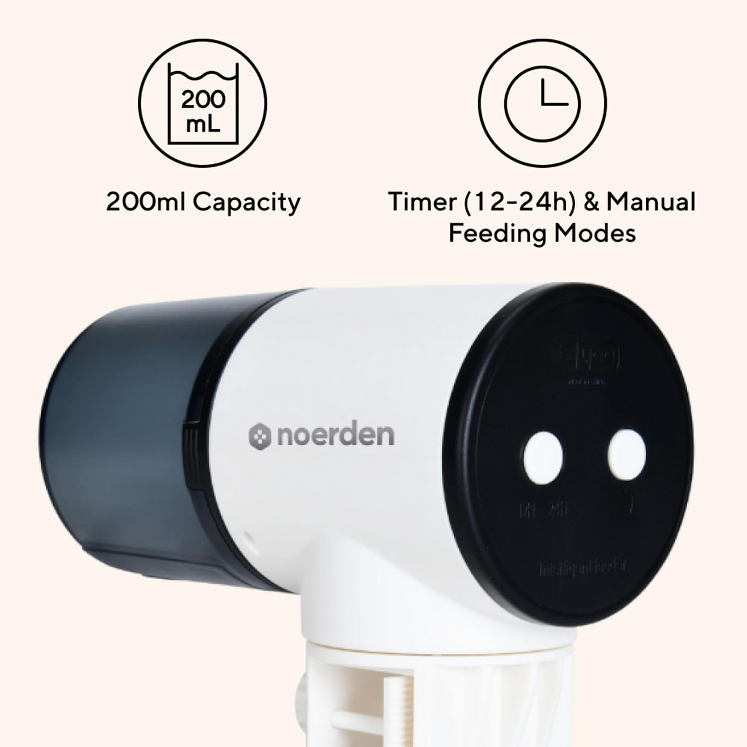 Detalle de Noerden Splashy Automatic Fish Feeder, 200ml Capacity