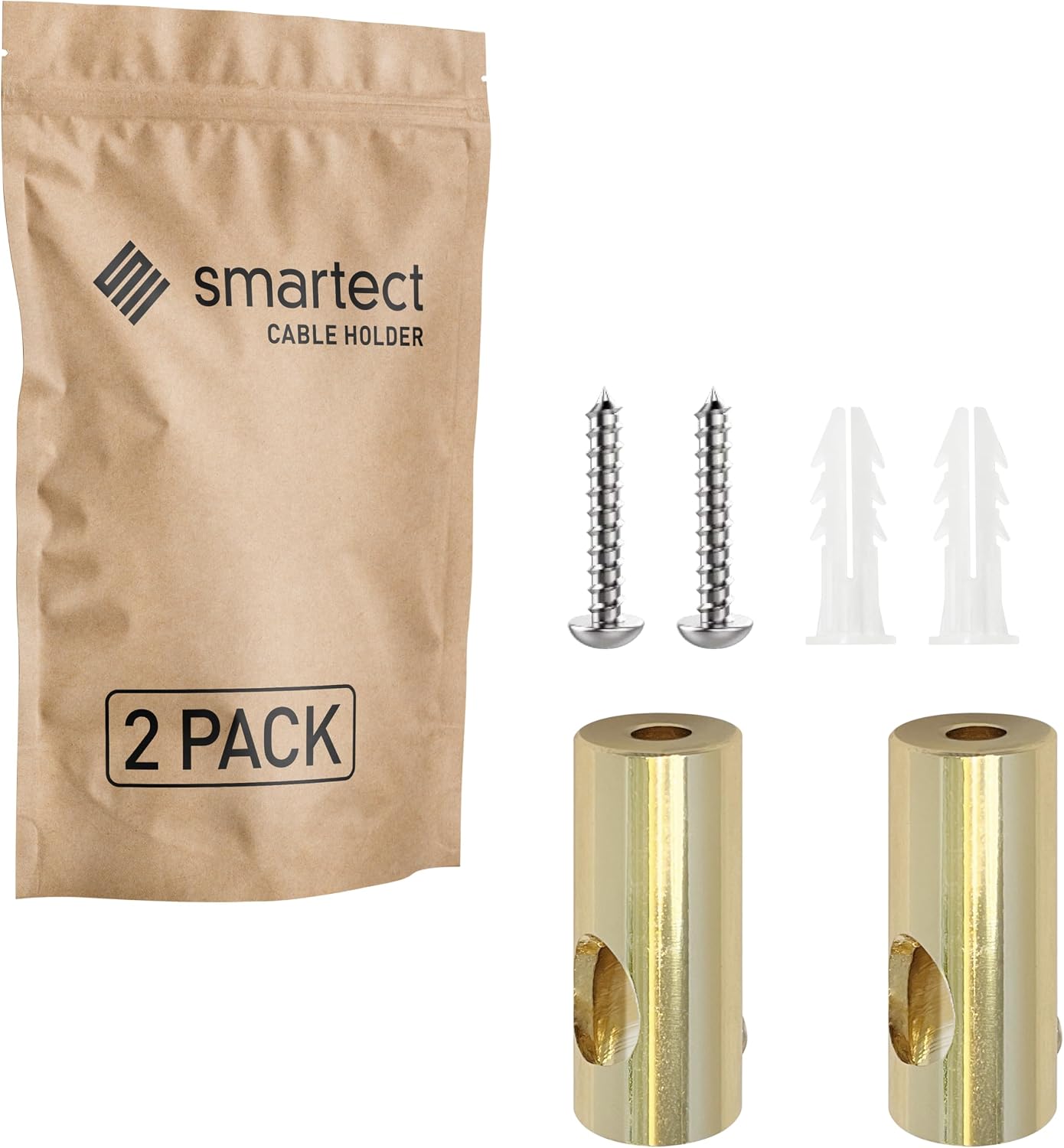 Thumbnail 5 de smartect cableholder_side_al_black_4P kabelhouders, zwart aluminium, 4-delig