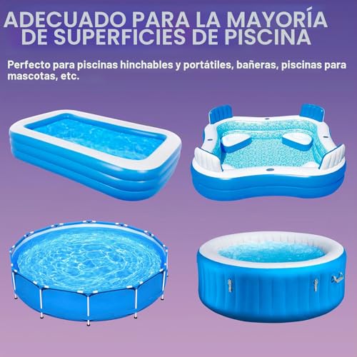Detalle de Parches Piscina Bajo Agua de Edonkvi: Kit de Reparación 300 cm × 10 cm para Piscinas y Colchones Inflables