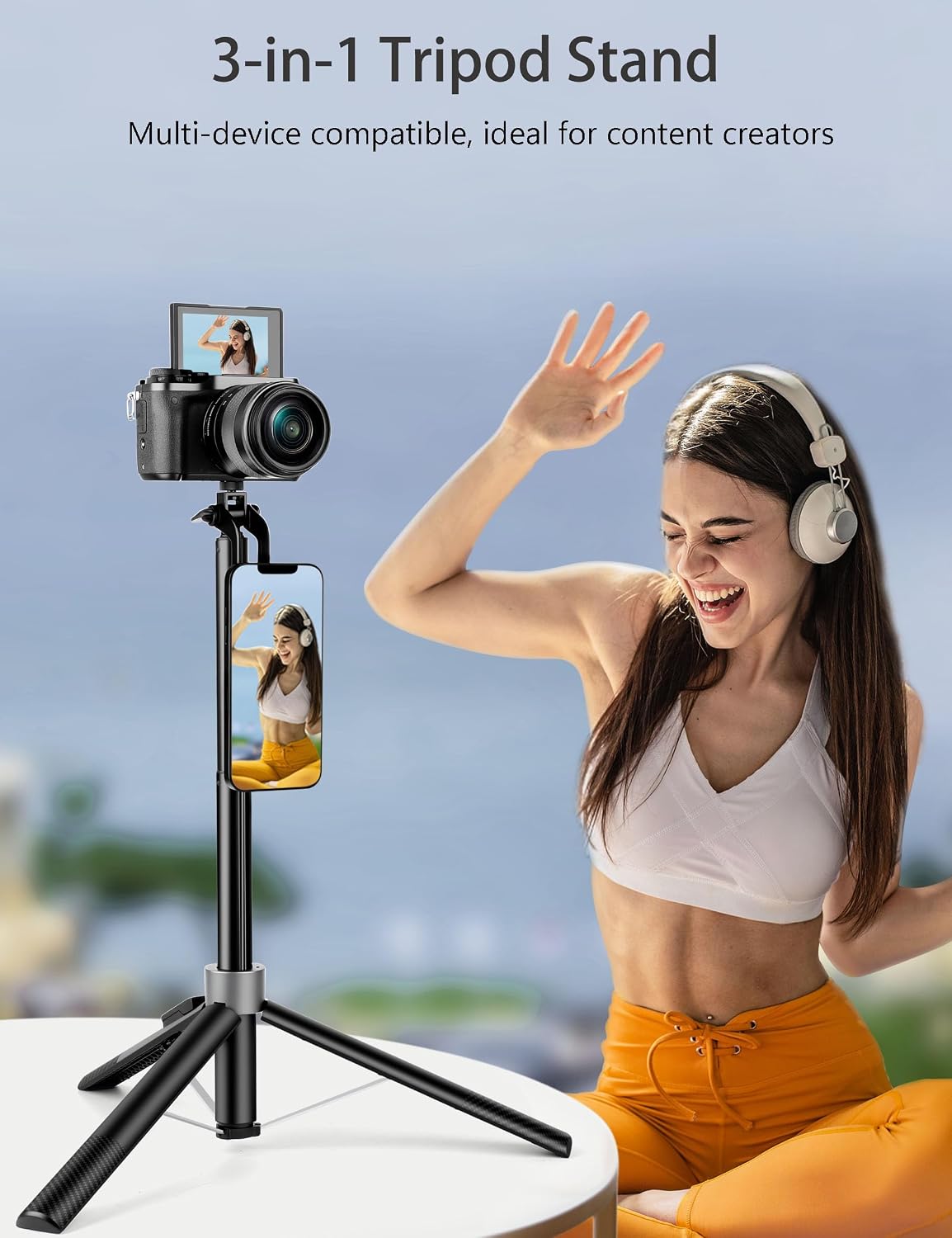 Detalle de Victiv Magnetic Selfie Stick Tripod 70"
