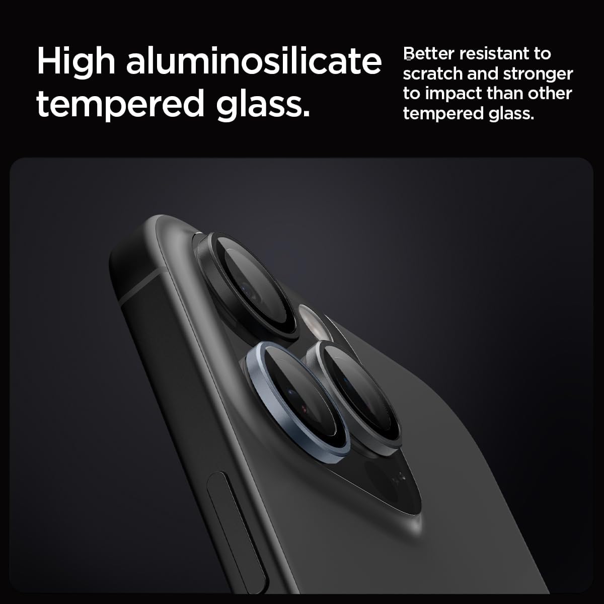 Detalle de Spigen Glas.tR 2 pièces protection caméra