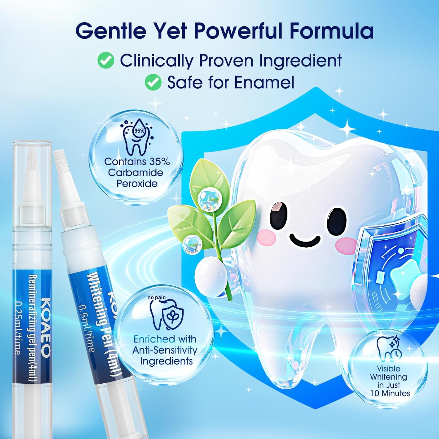 Detalle de KOAEO Teeth Whitening Kit 35% 🦷