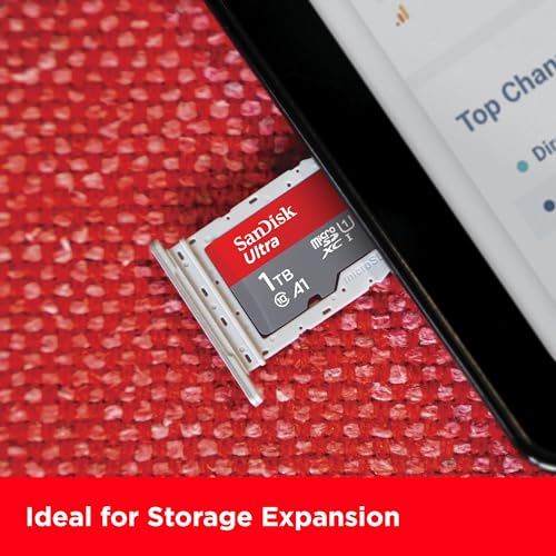Detalle de SanDisk Ultra microSD Card + Adapter 1TB with up to 150MB/s Read Speeds