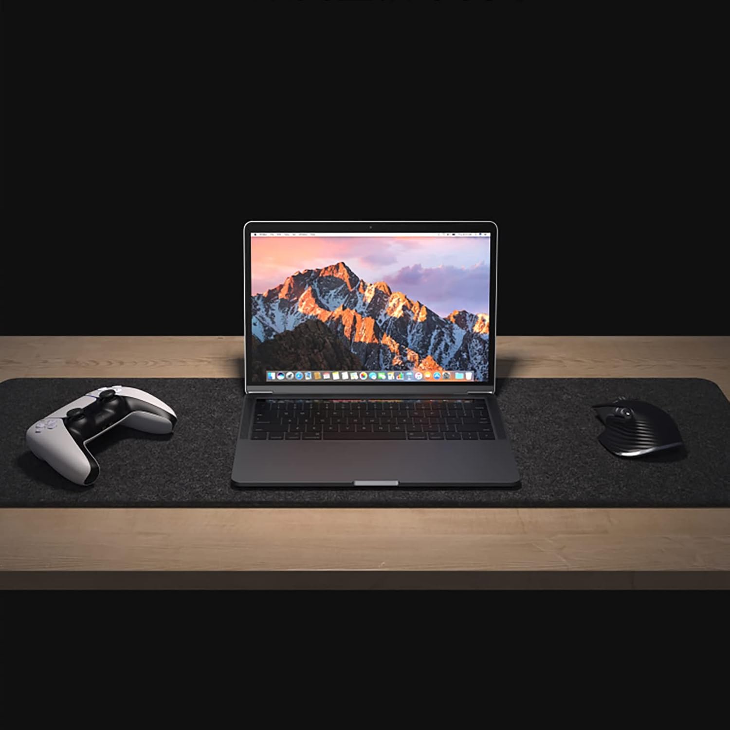 Thumbnail 6 de DawnTrees 90x40 cm felt desk mat — extra large mouse pad 🖱