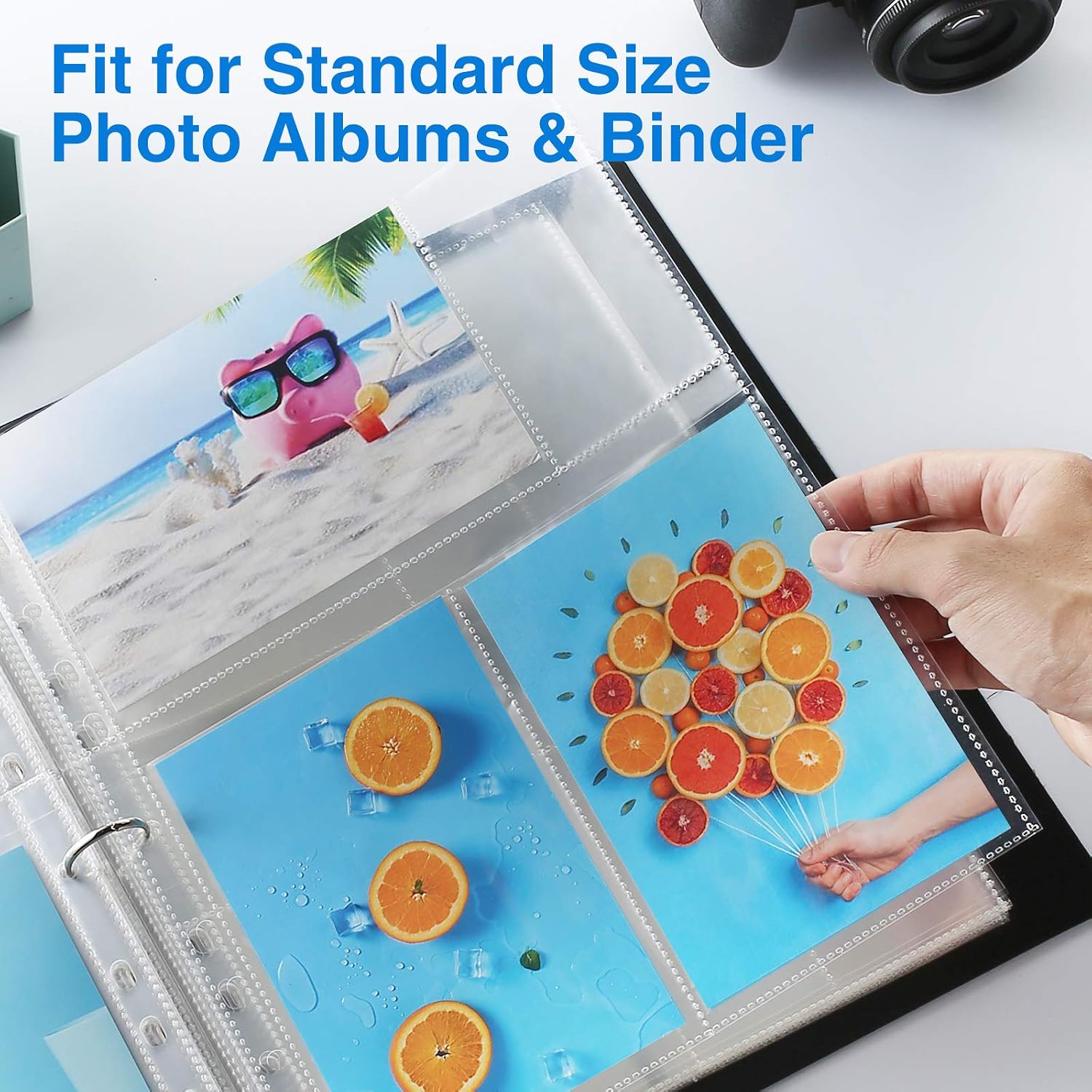 Thumbnail 6 de Sooez 4x6 Photo Sleeves, 30-Pack, Acid-Free 3-Ring Binder Pages