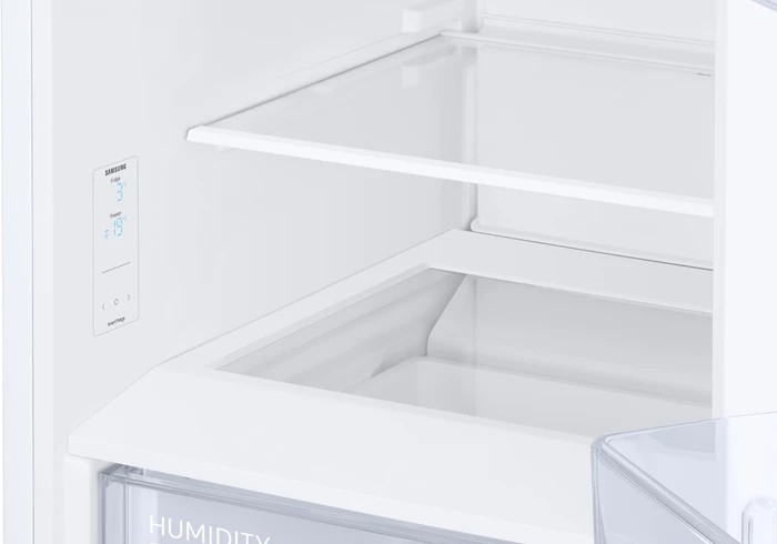 Detalle de Samsung RB34C605CWW/EF – freistehende Kühl-Gefrierkombination mit individueller Temperaturzonierung