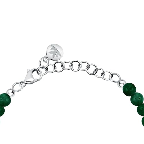 Detalle de Morellato Bracciale Donna VALENTINA in Acciaio con Agata naturale – SATQ08