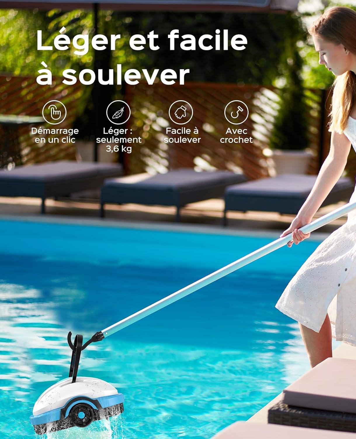 Thumbnail 5 de WYBOT Osprey 200 — Robot Piscine sans Fil pour Piscines Hors Sol jusqu’à 50 m²
