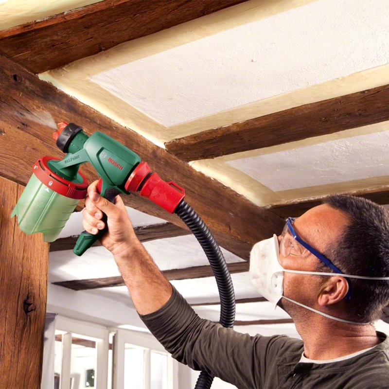 Detalle 2 de Bosch PFS 3000-2: Pistola de pintura 1L, 650 W, para interior y exterior
