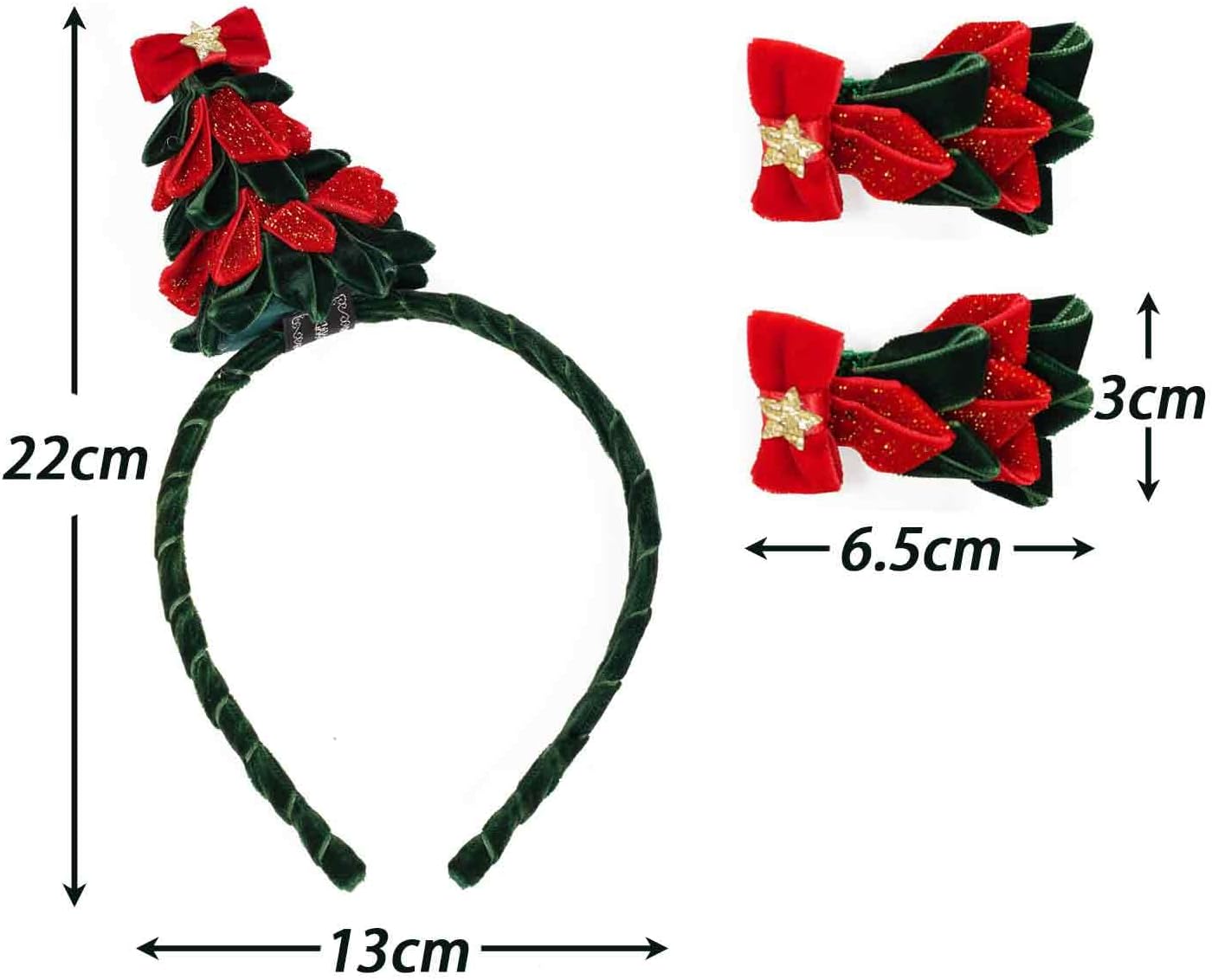 Detalle 2 de Umiin Christmas Headband 22×13 cm