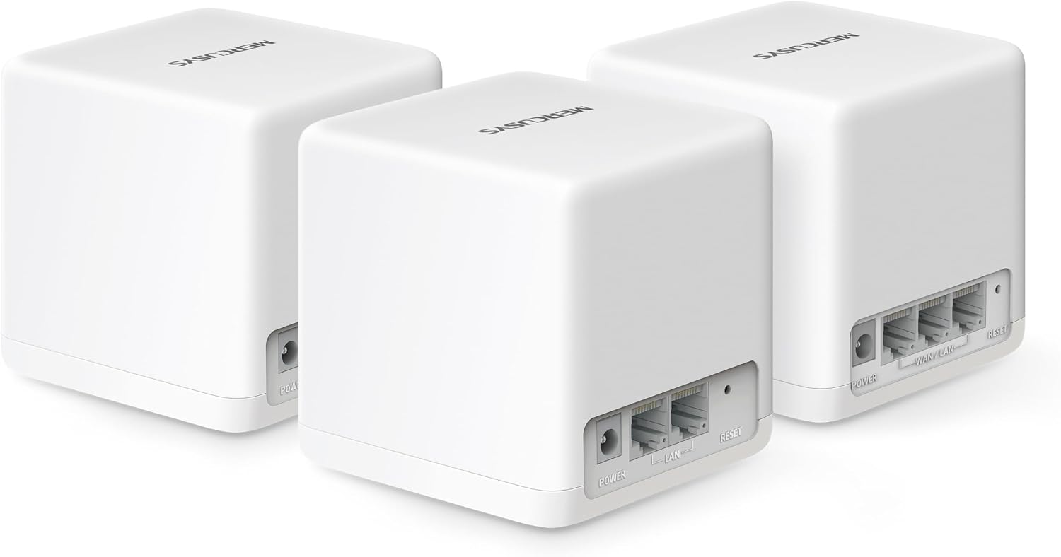 Detalle 2 de MERCUSYS Halo H60X AX1500 mesh Wi‑Fi system 3-pack