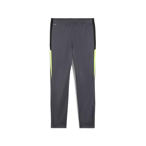 Detalle 2 de PUMA IndividualLIGA Training Pants – Pantaloni da allenamento da uomo, Galactic Gray-Yellow Alert
