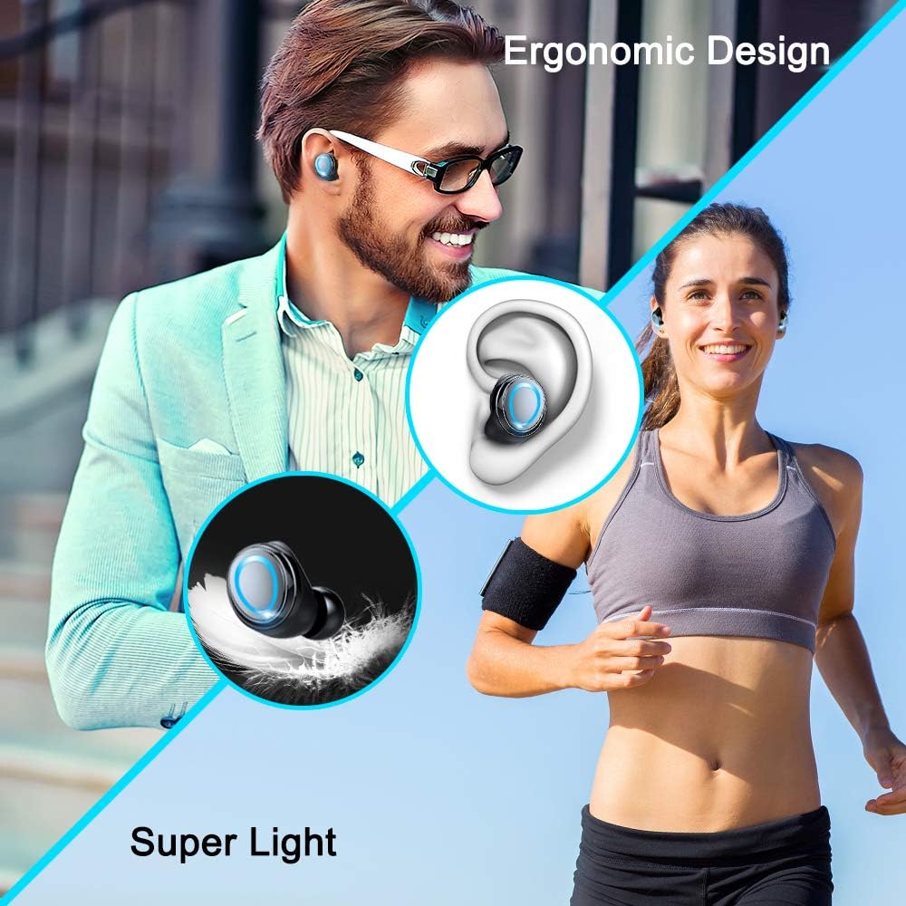Thumbnail 6 de Motast Wireless Headphones: Long-Run Sports Buds with USB-C Charging and Bluetooth 5.3
