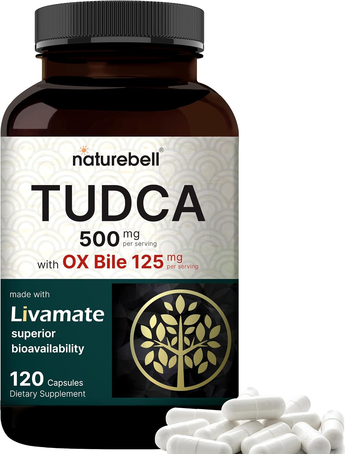 Detalle de TUDCA Bile Salts Supplement 500 mg