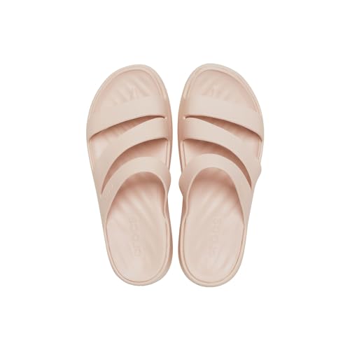 Detalle de Crocs Getaway Strappy Sandalias Mujer – Quartz, 36/37 EU