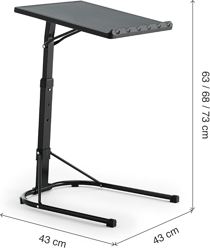 Thumbnail 2 de Kithome Multitable Mesa auxiliar plegable 43×43×63–73 cm