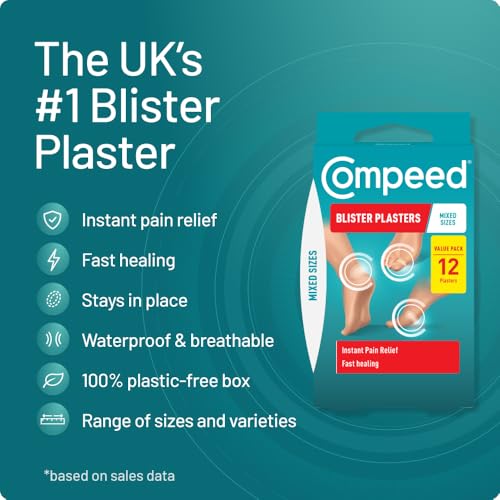 Detalle de Compeed Mixed Size Blister Plasters, Hydrocolloid — Pack of 12