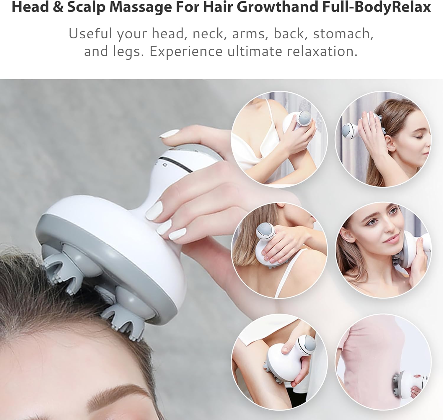 Thumbnail 2 de Comfier Massaggiatore Cuoio Capelluto cordless 84 nodi