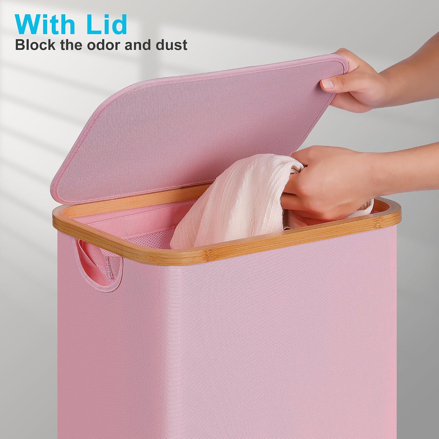 Thumbnail 1 de efluky Slim Laundry Basket, 75L