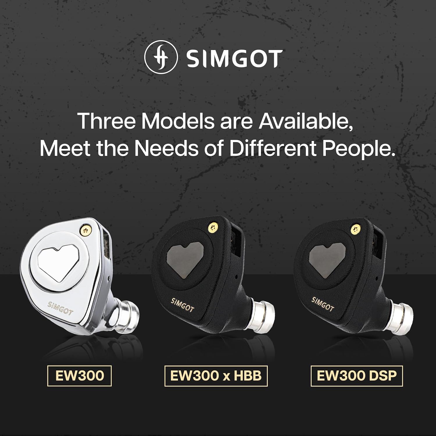Thumbnail 6 de Linsoul SIMGOT EW300 Hybrid IEMs with Triple Drivers and Detachable Tuning Nozzles