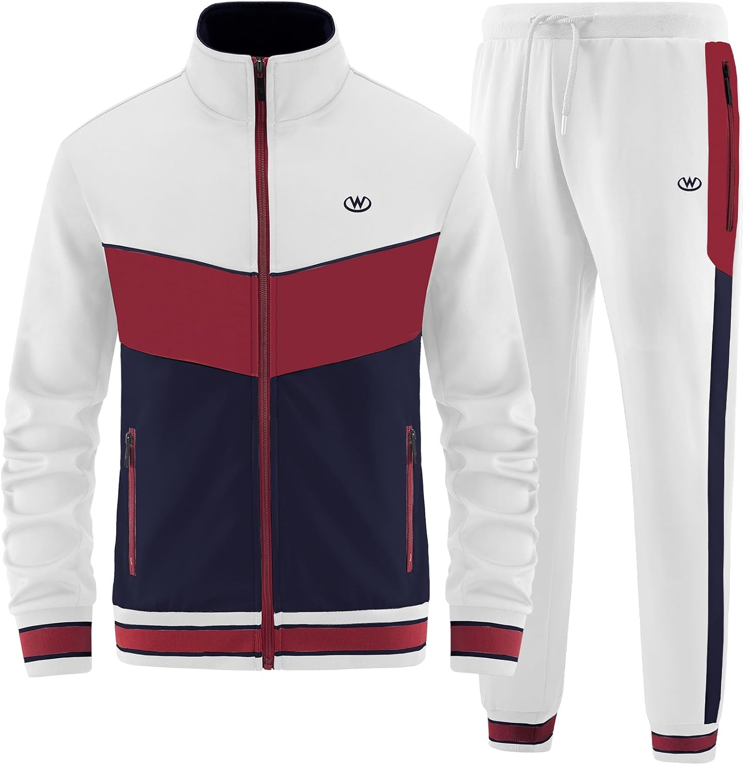Thumbnail 5 de ANOTWENER Herren Trainingsanzug Set – Lässig langärmlige Jacke & Jogginghose