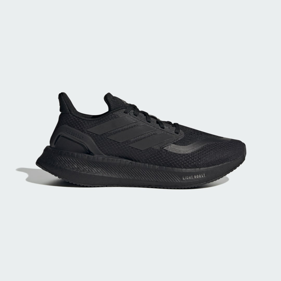 Detalle de Zapatilla Adidas Pureboost 5 Running: negro, comodidad para tiradas diarias