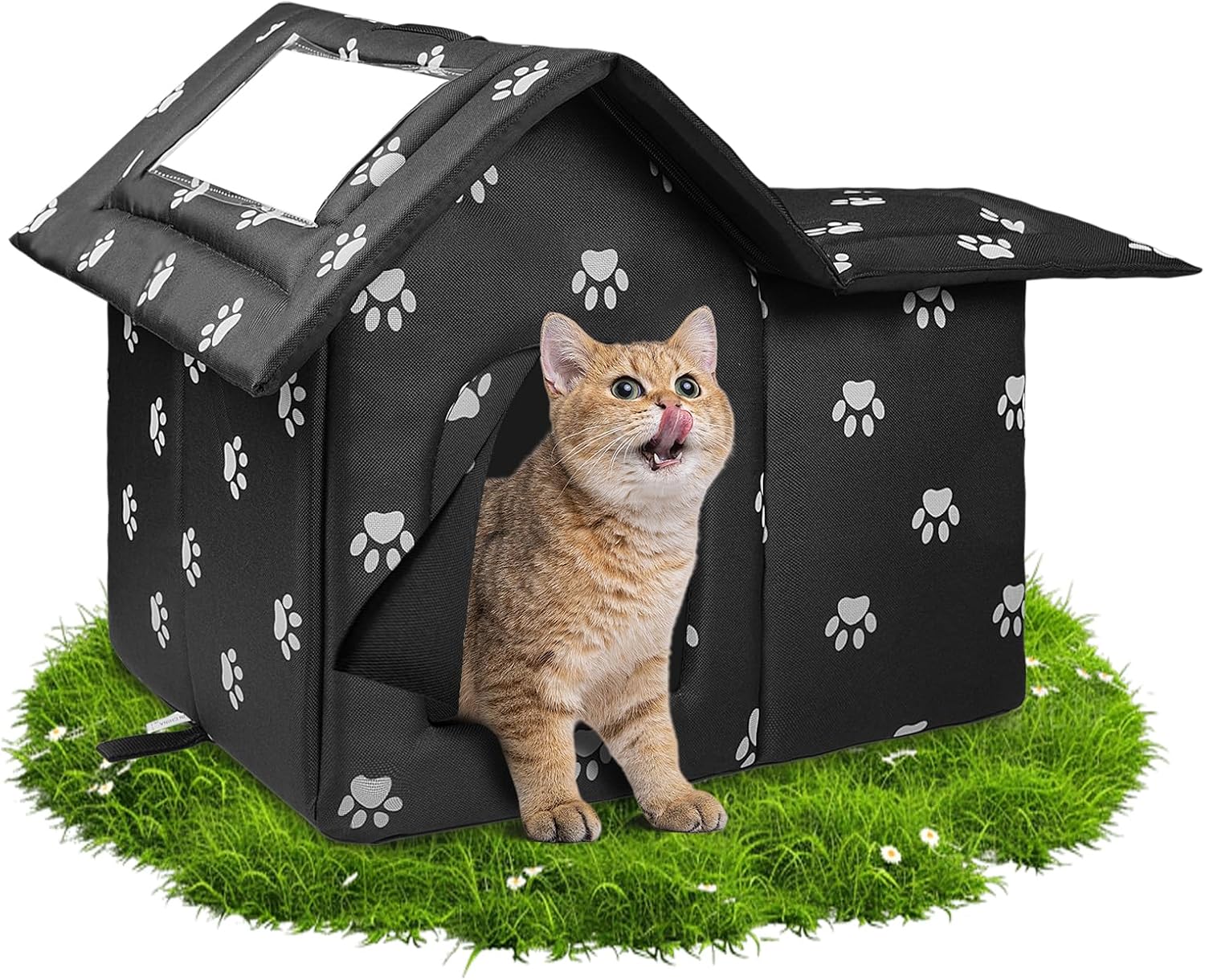Detalle de WHDPETS Katzenhaus Outdoor wasserdicht