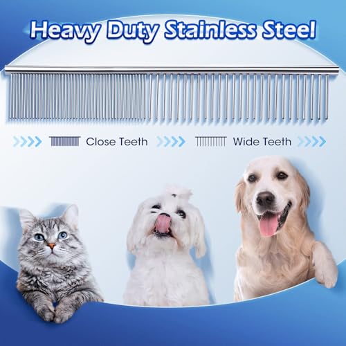 Detalle de Gimars Ciseaux de toilettage professionnels pour chiens 4CR – lame titane, pointe ronde, 17,8 cm